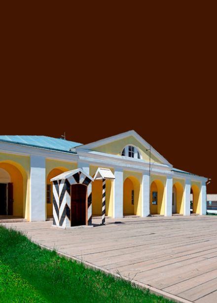 Входной билет на выставку "Гауптвахта Астраханского гарнизона. XIX в."