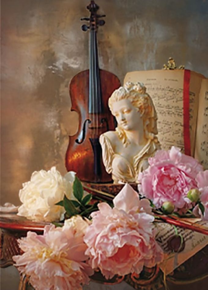 Музыка в цвете из цикла "Музыкальные встречи"