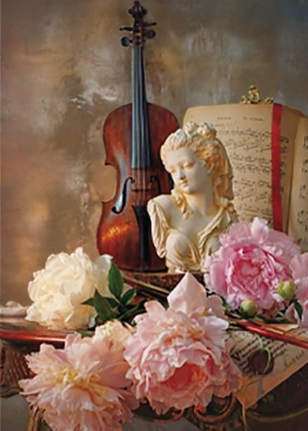 Музыка в цвете из цикла "Музыкальные встречи"