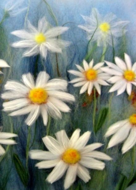 Мастер-класс по шерстяной акварели