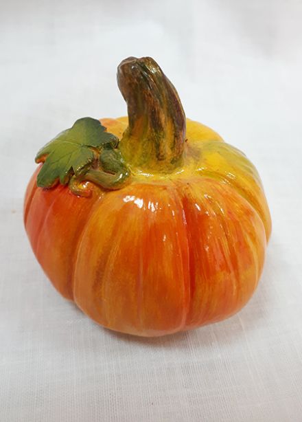 Мастер-класс по лепке из глины "Тыква"