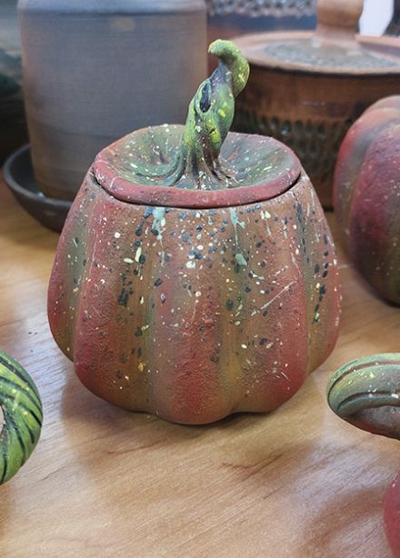 Мастер-класс по гончарному делу: Сахарница "Тыква"
