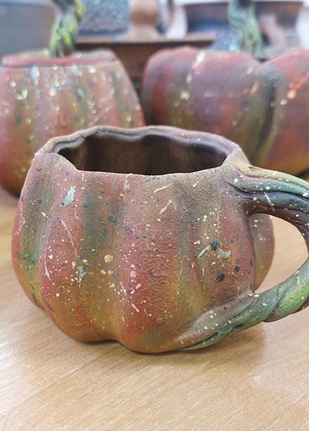 Мастер-класс по гончарному делу: Кружка "Тыква"