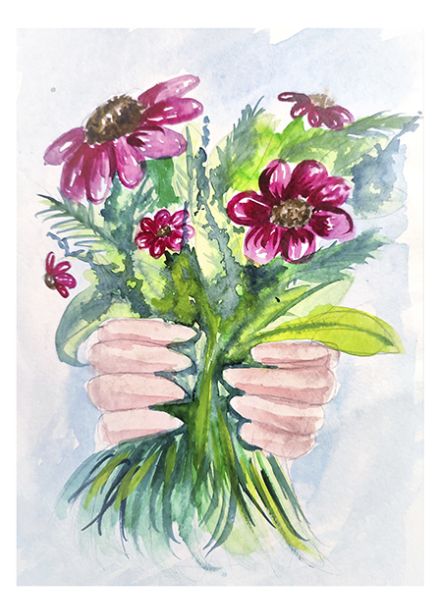 Мамин праздник. Мастер-класс по рисованию