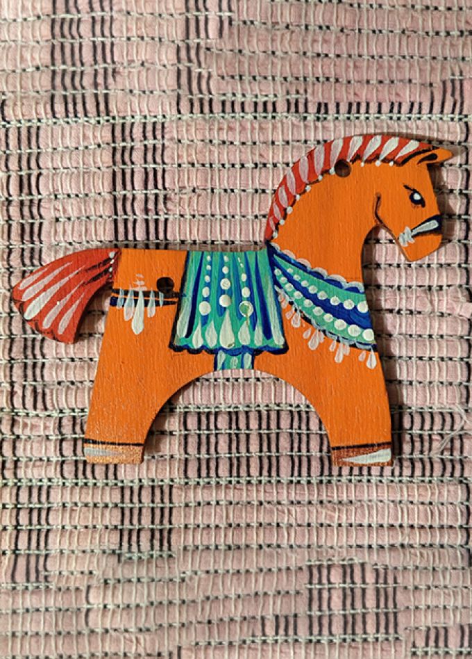 Рыжий конь. Мастер-класс по промысловой росписи по дереву