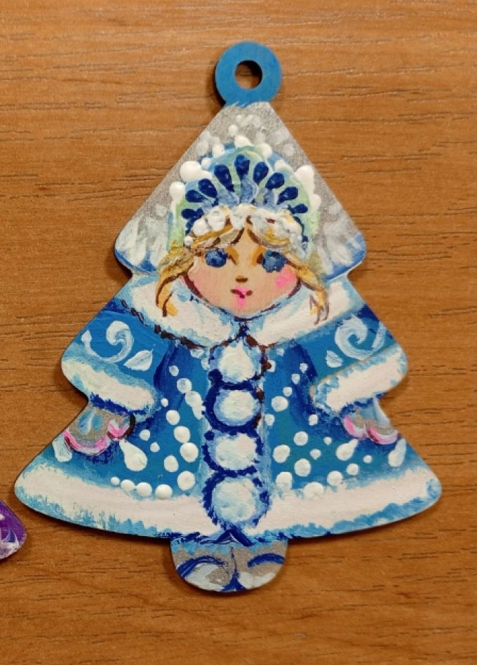 Вестники Нового года. Мастер-класс по росписи по дереву