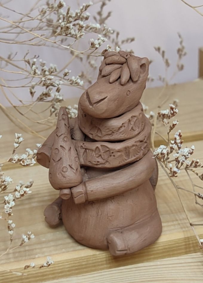 Символ 2026 года. Мастер-класс по лепке из глины