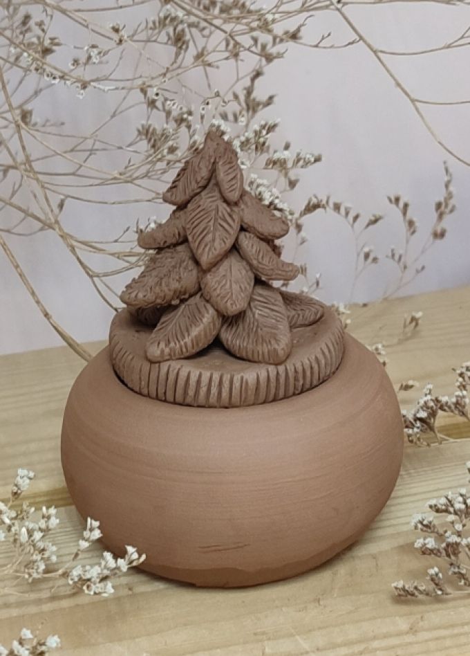 Шкатулка "Ёлочка". Мастер-класс по гончарному делу