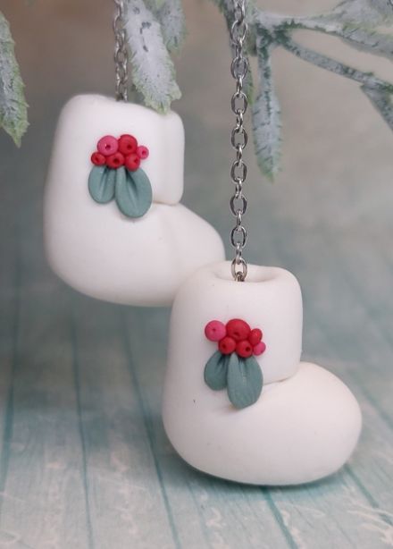 Серьги "Валенки" Мастер-класс по лепке из полимерной глины